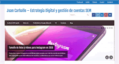 Desktop Screenshot of juancarballo.com
