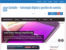 Tablet Screenshot of juancarballo.com